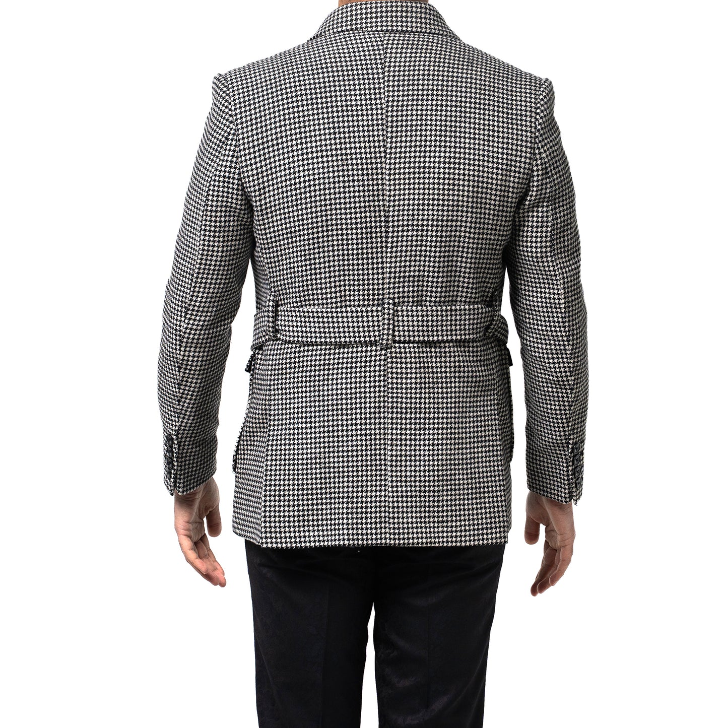 The Sailor Jacket - Houndstooth B/W