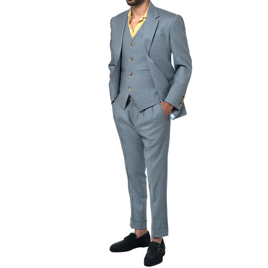 The Windsor Three Piece - Dust Blue