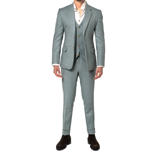 The Windsor Three Piece - Sage Green